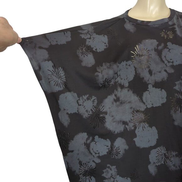 TOV Los Angeles Black Gray 42 sz 12 Dress Kaftan Maxi Boho Dress - Picture 10 of 16